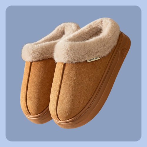 Fluff Platform Slippers – Cozy Winter Comfort Collection ♡